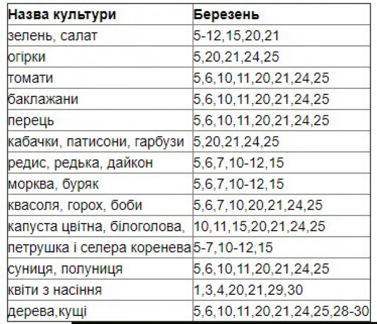 календарь