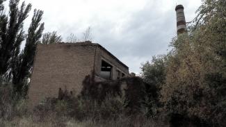 упал