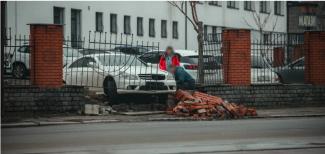 м