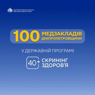 Скринінг здоров’я 40+